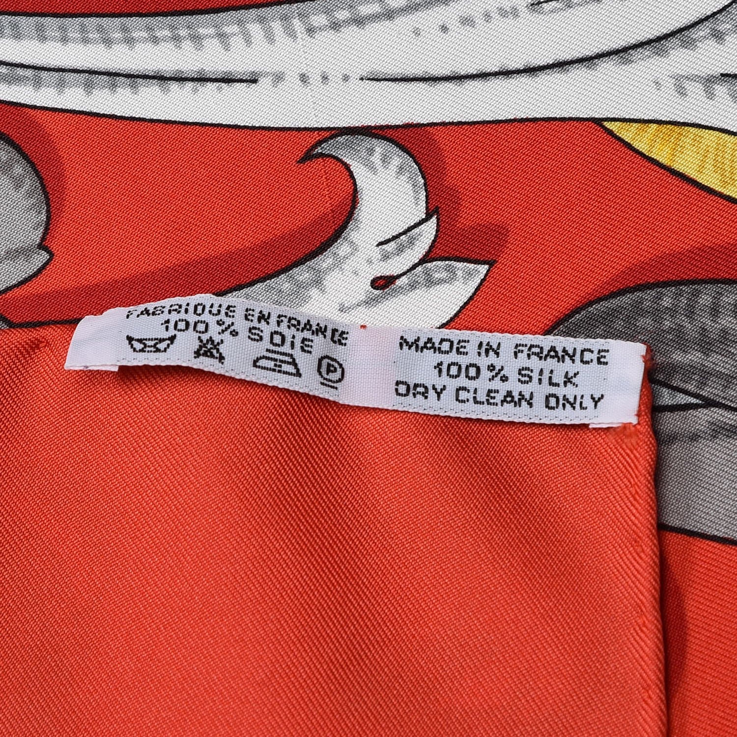 Hermes Silk Le Mors A La Conétable Scarf 90 6 of 6