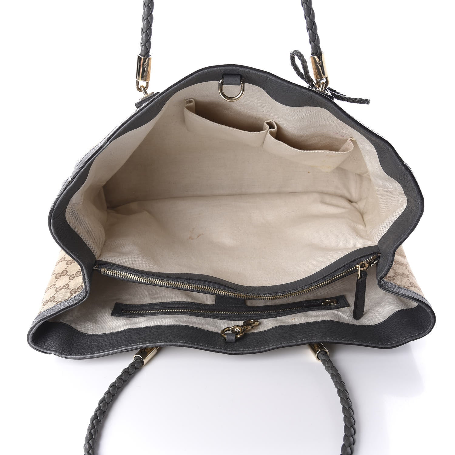 Gucci Monogram Medium Bella Tote Grey 5 of 11