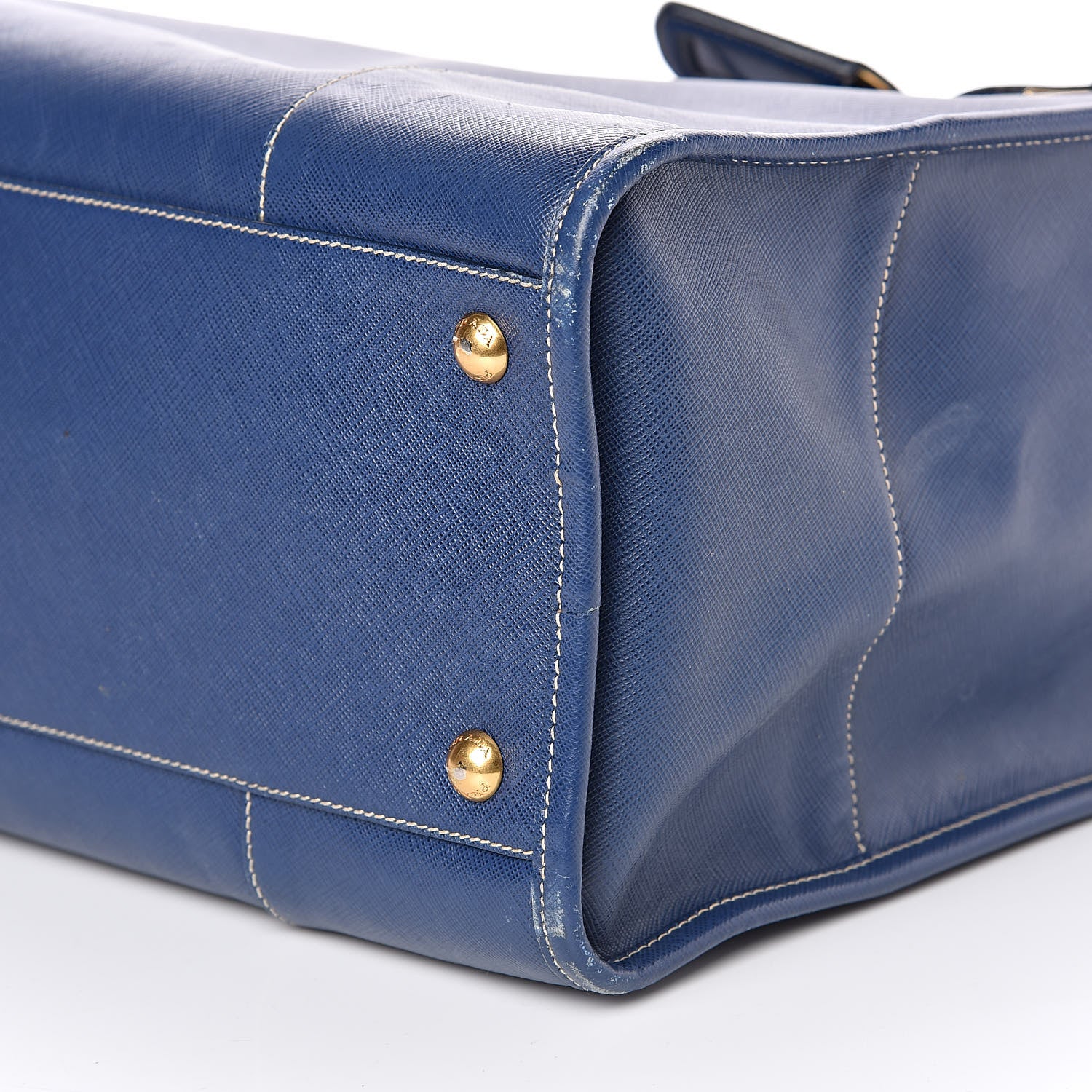 Prada Saffiano Lux Tote Bluette 9 of 20