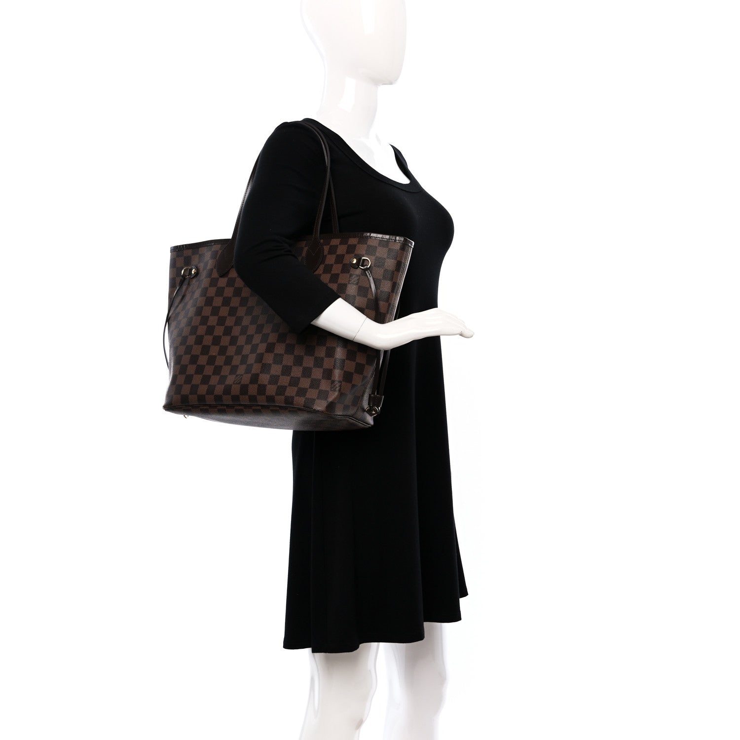 Louis Vuitton Damier Ebene Neo Neverfull MM 2 of 10