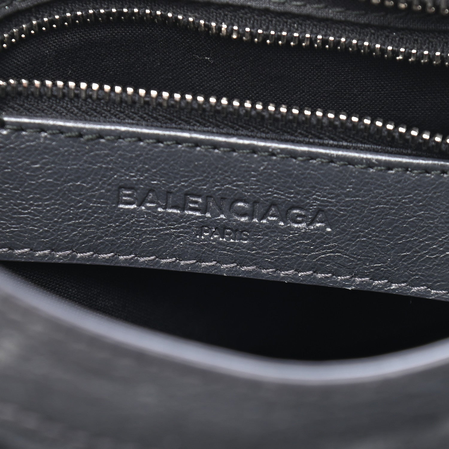 Balenciaga Agneau Classic Silver Hardware Mini City Gris Fossile 7 of 10