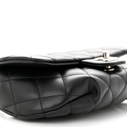 Chanel Calfskin Quilted CC Uniform Flap Belt Bag Black 10 of 11