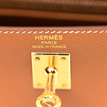 Hermes Epsom Kelly Sellier 25 Gold 6 of 12