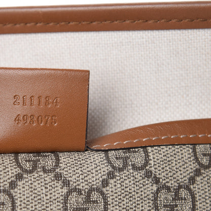 Gucci GG Plus Monogram Medium Signature Web Loop Tote Brown 7 of 17