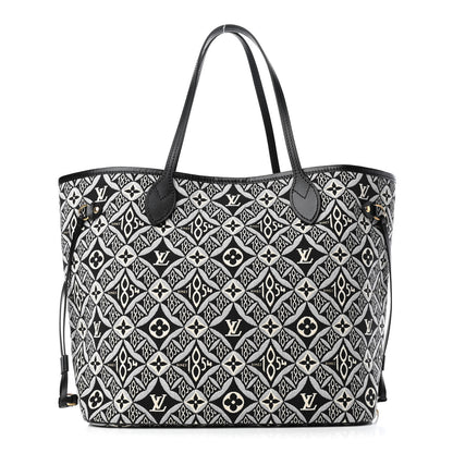 Louis Vuitton Jacquard Since 1854 Neverfull MM Grey 1 of 4