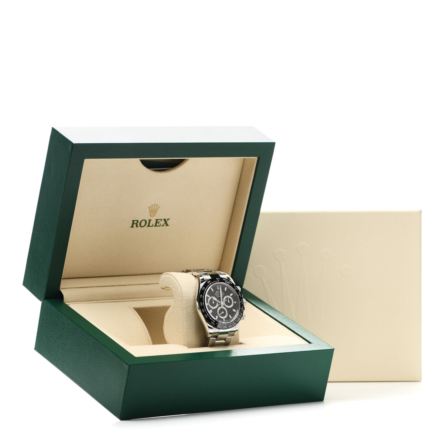 Stainless Steel 40mm Oyster Perpetual Cosmograph Daytona Watch Black 116500LN