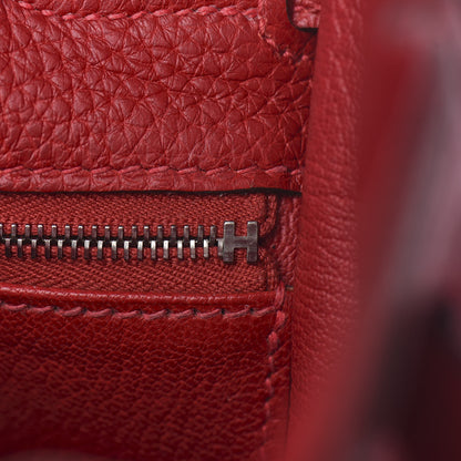 Hermes Taurillon Clemence Retourne Kelly 35 Rouge Casaque 11 of 34