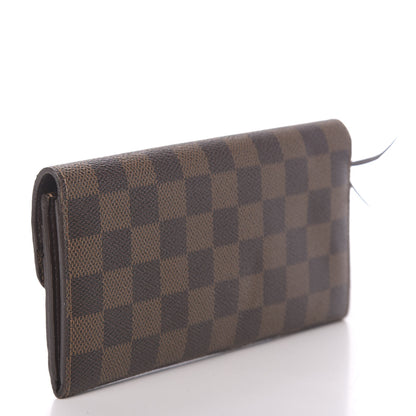 Louis Vuitton Damier Ebene Emilie Wallet 3 of 6