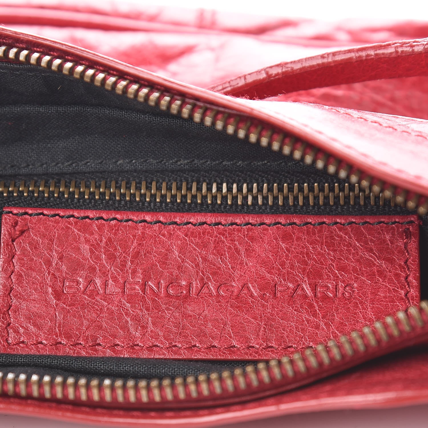 Balenciaga Agneau Classic Hardware Shoulder Bag Rubisse 6 of 9