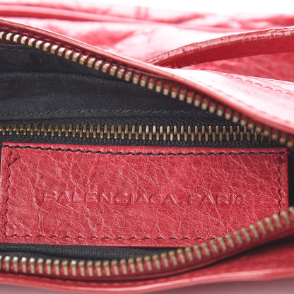 Balenciaga Agneau Classic Hardware Shoulder Bag Rubisse 6 of 9