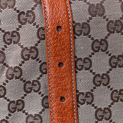 Gucci Monogram Horsebit Large Glam Shoulder Bag Brown 14 of 14