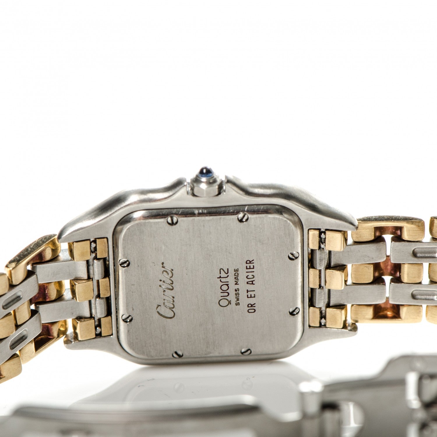 Cartier Stainless Steel 18K Yellow Gold 27mm Panthere Quartz Watch 5 of 6