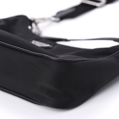 Prada Nylon Re-Edition 2005 Shoulder Bag Black 7 of 11