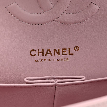 Chanel Caviar Quilted Medium Double Flap Light Pink 6 of 9