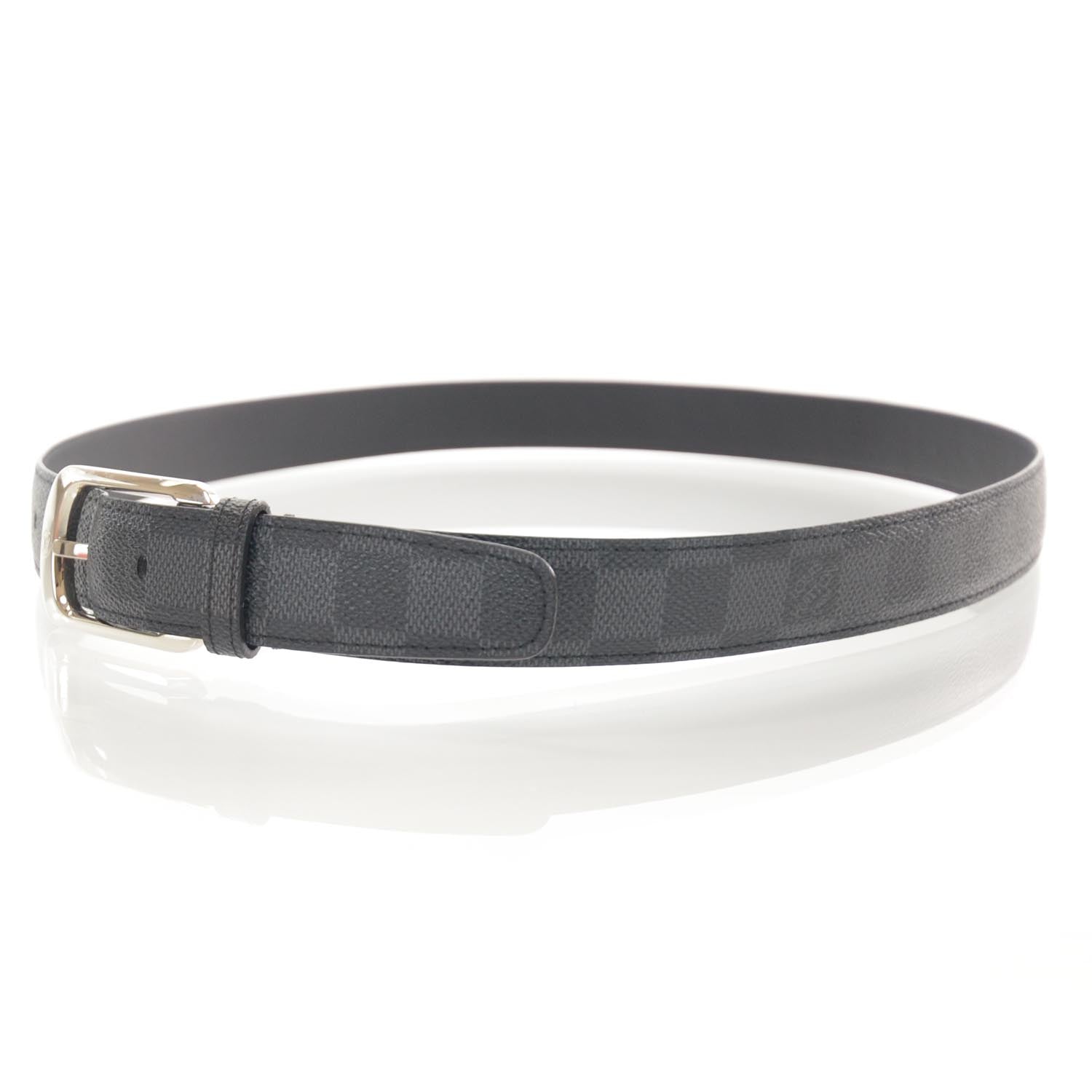 Louis Vuitton Damier Graphite Ellipse Belt 38 4 of 7