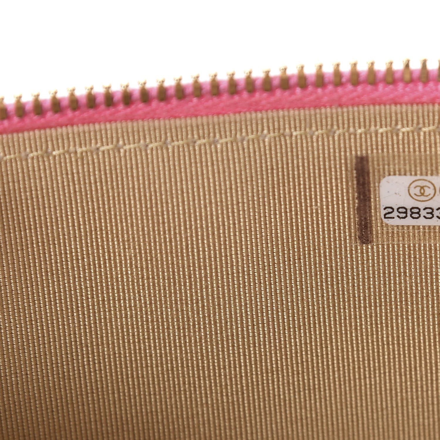 Chanel Lambskin Quilted Pearl Crush Mini Vanity Case With Chain Pink 9 of 11