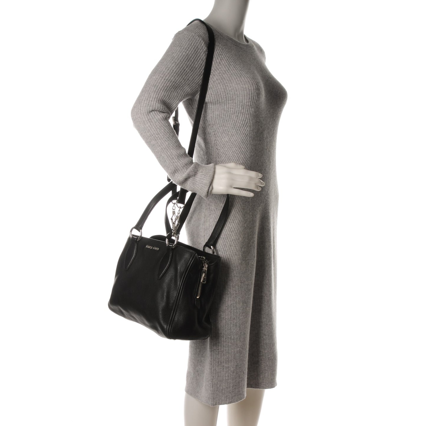 Vitello Phenix Tote Nero Black
