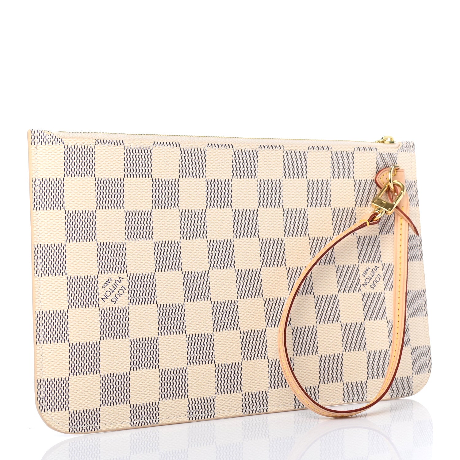 Louis Vuitton Damier Azur Neverfull MM GM Pochette 3 of 7