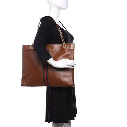 Gucci Calfskin Large Rajah Chain Tote Cuir 2 of 10