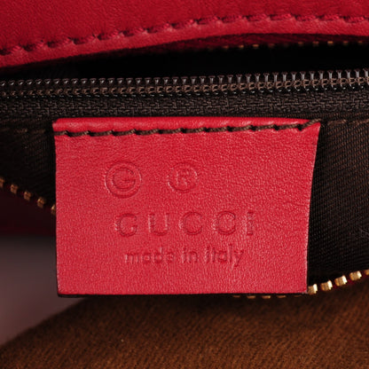 Gucci Guccissima Small Charmy Hobo Red 6 of 7