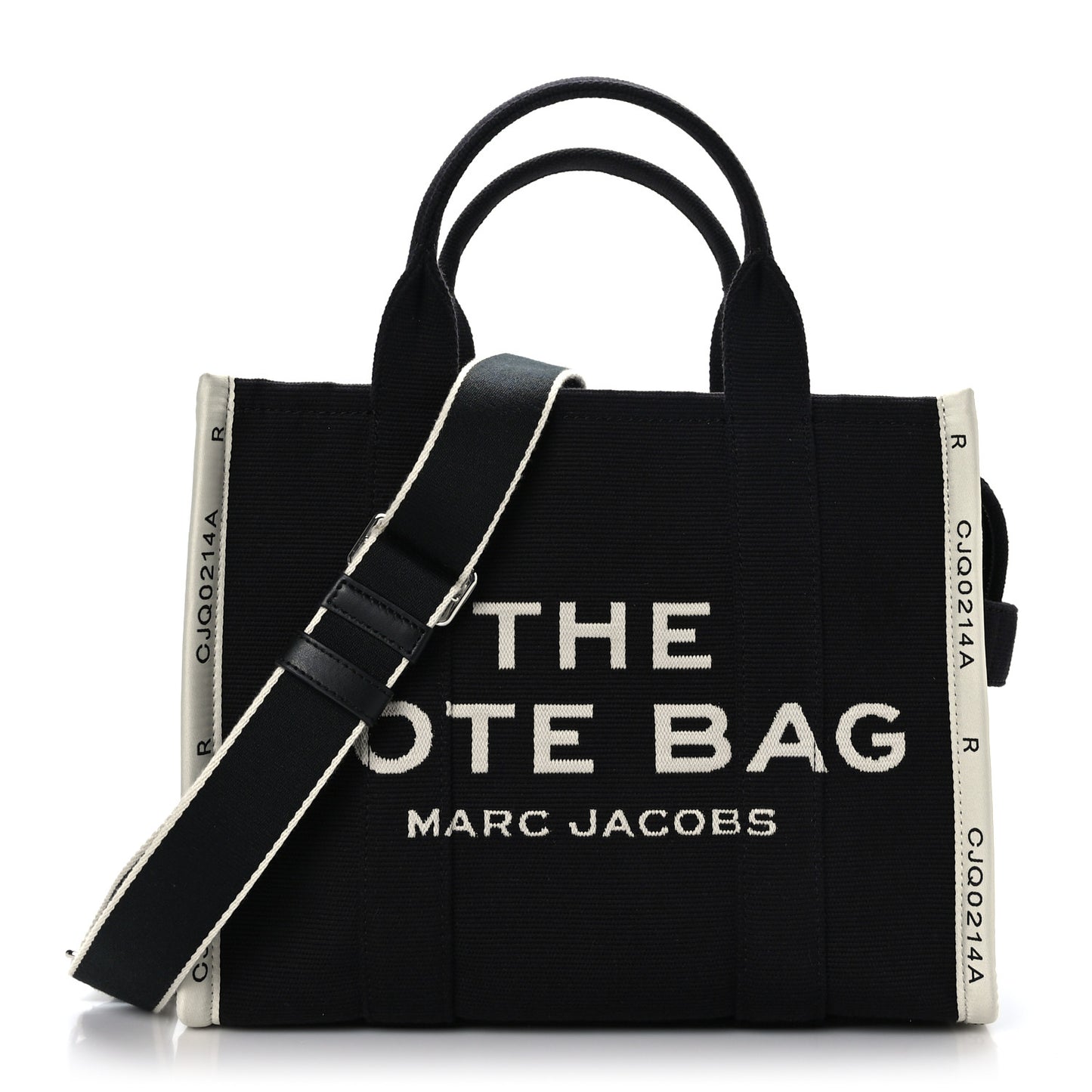 Jacquard Medium The Traveler Tote Bag Black