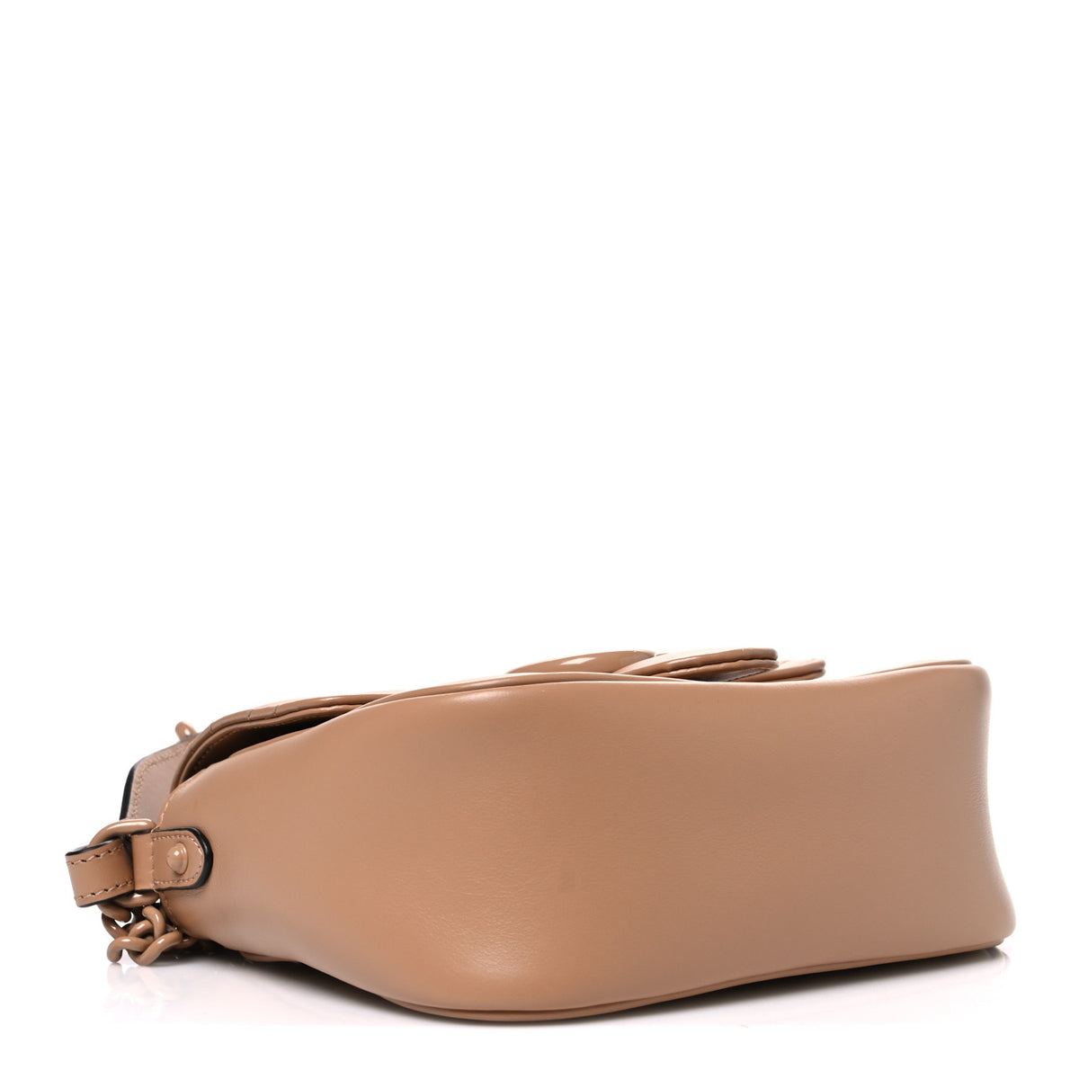 Calfskin Matelasse Monochrome Mini GG Marmont Crossbody Shoulder Bag Camelia Winter Rose