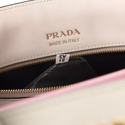 Prada Saffiano City Calf Bibliotheque Bag White Begonia 8 of 11