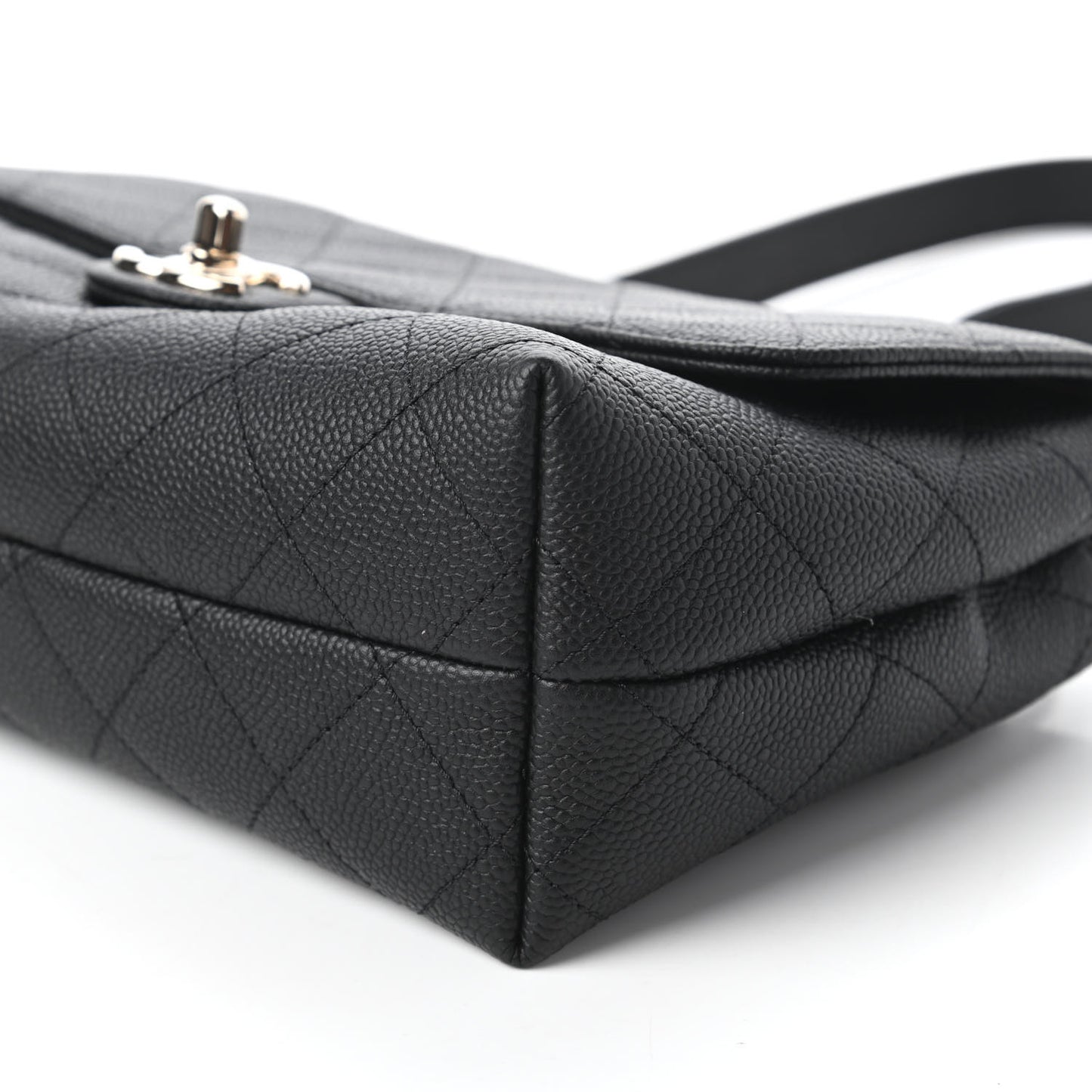 Caviar Quilted City Walk Flap Black
