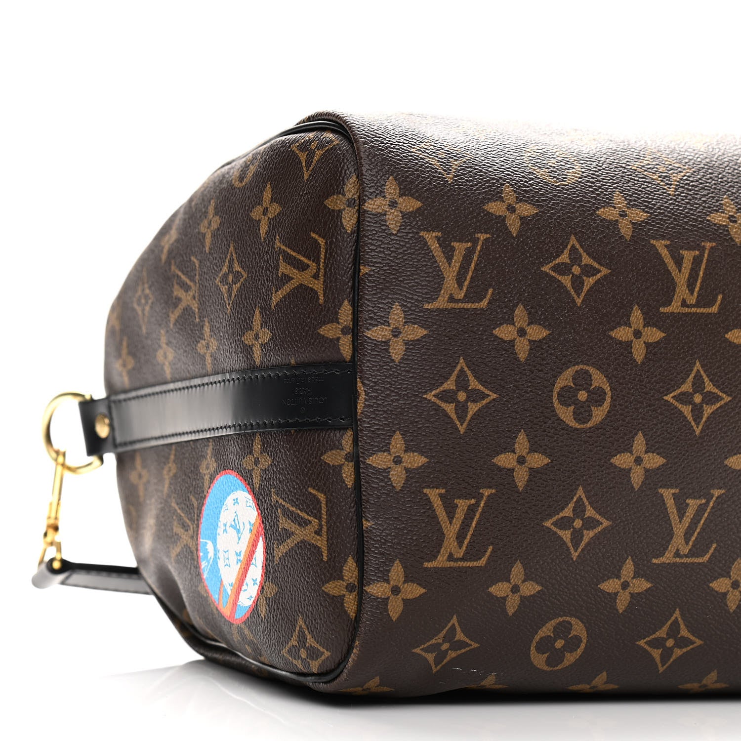 Louis Vuitton Monogram My World Tour Speedy Bandouliere 30 Black 9 of 10