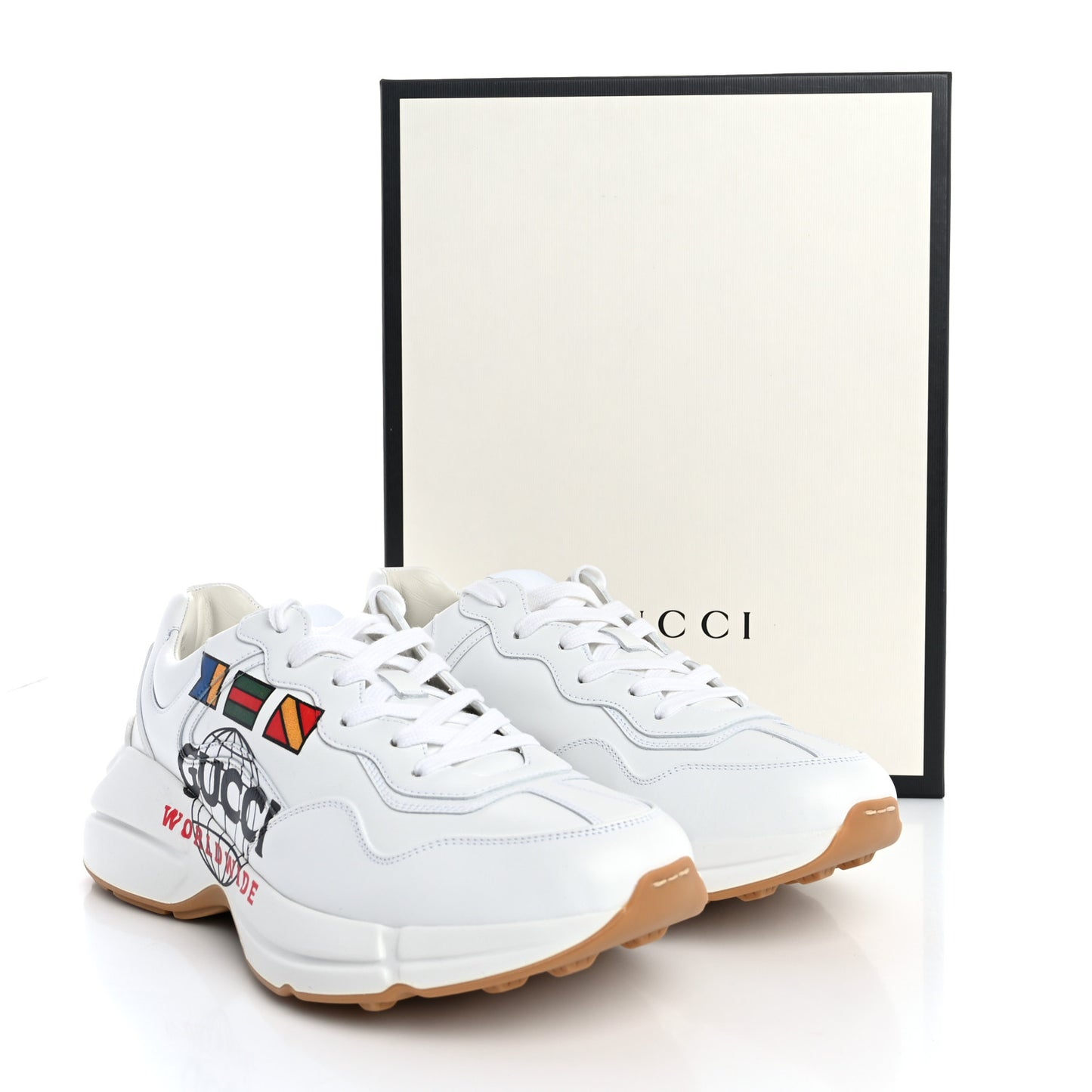 Apollo Calfskin Worldwide Mens Rhyton Sneakers 9 Great White