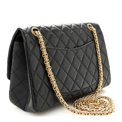 Chanel Aged Calfskin Quilted 2.55 Reissue 225 Flap Black 3 of 10