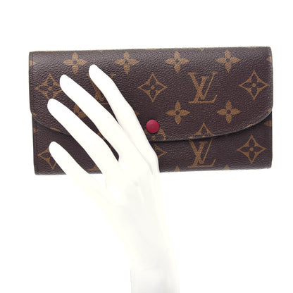 Louis Vuitton Monogram Emilie Wallet Fuchsia 2 of 10