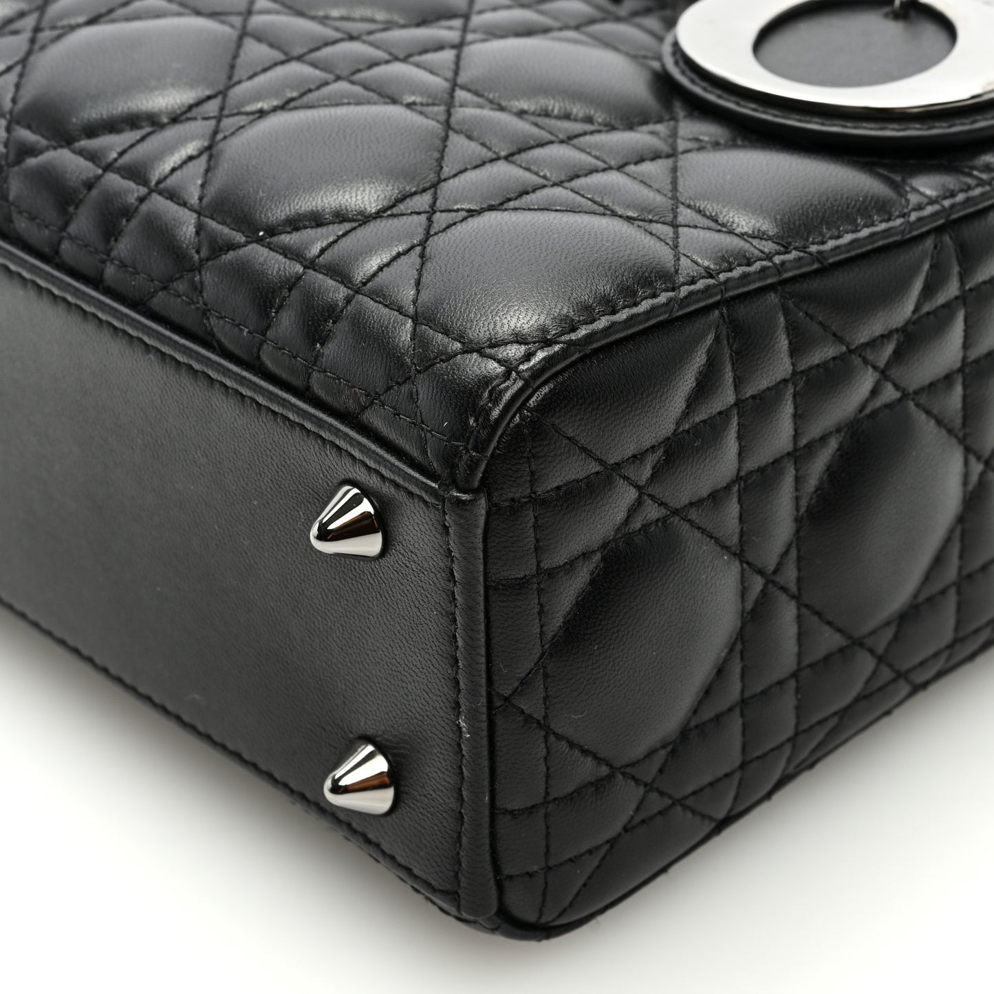 Lambskin Cannage Small My ABCDior Lady Dior Black