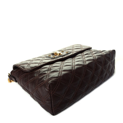 Marc Jacobs Lambskin Quilted The Large Single Flap Brown 4 of 8
