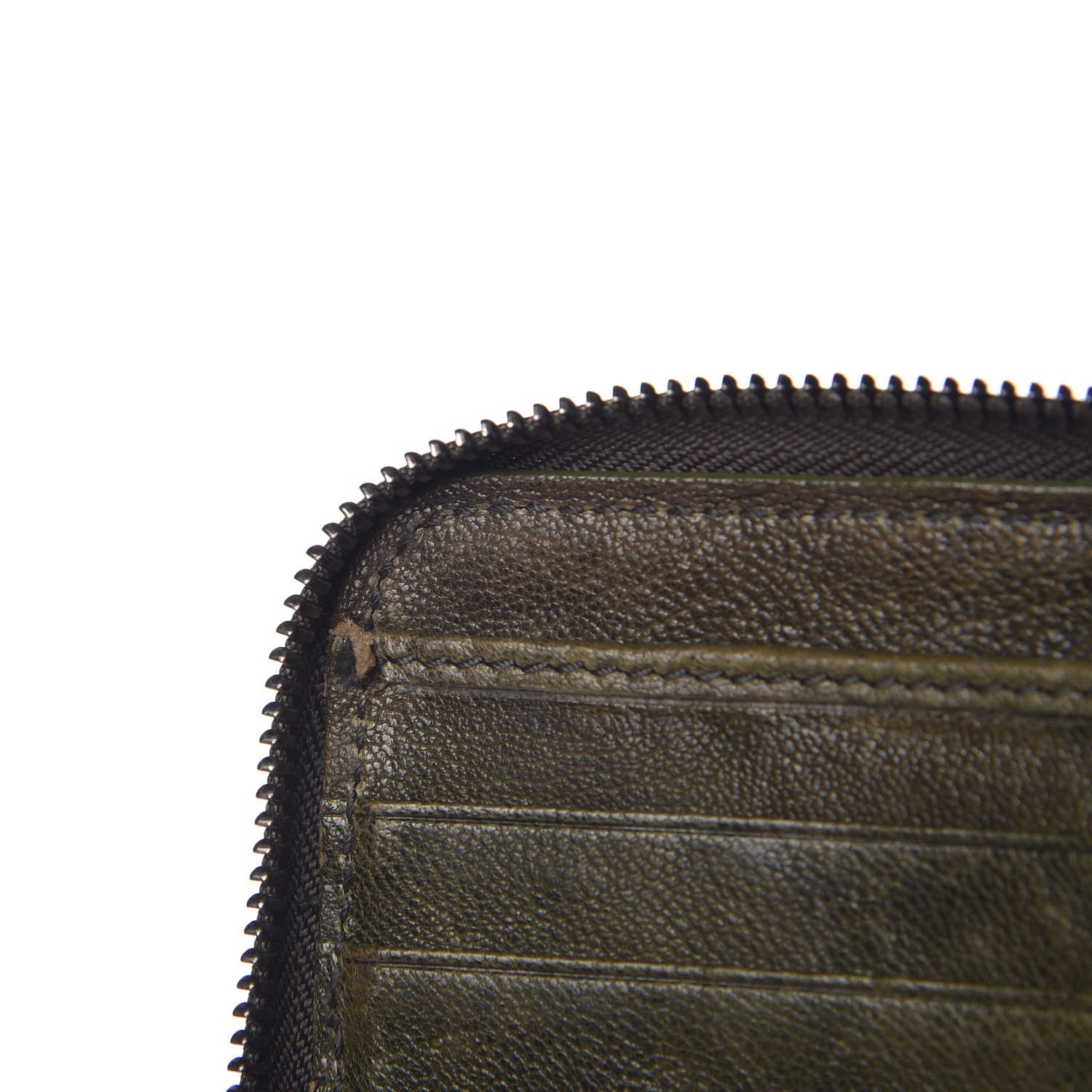 Proenza Schouler Lambskin Small PS1 Zip Wallet Military 7 of 12