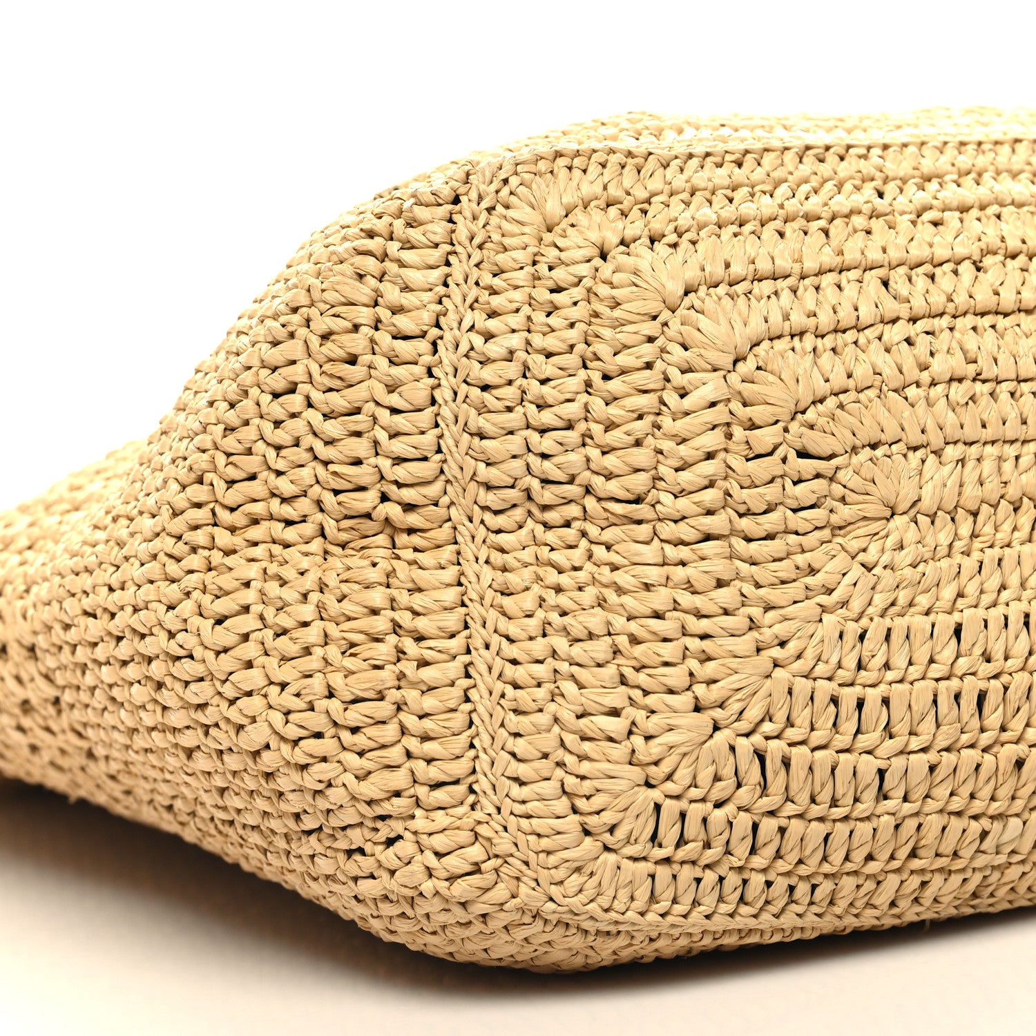 Saint Laurent Raffia Monogram Hobo Naturale 9 of 11
