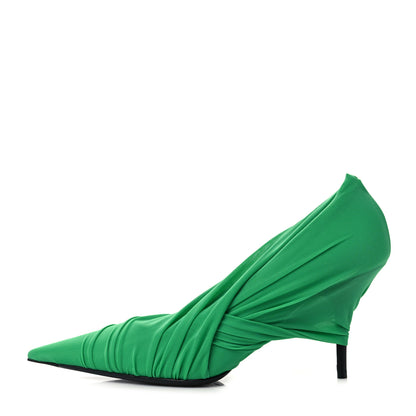 Balenciaga Technical Jersey Knife Pointed Pumps 40 Vert 1 of 9