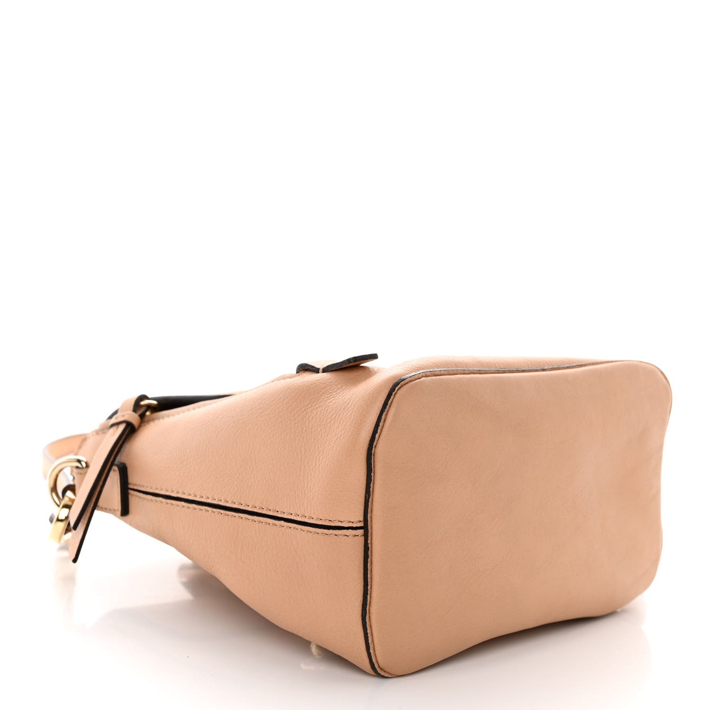 Suede Calfskin Mini Faye Backpack Blush Nude
