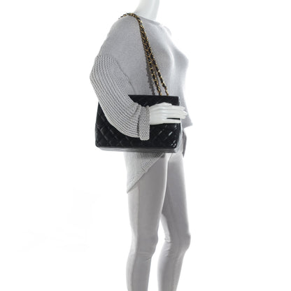 Chanel Caviar Quilted Jumbo Single Flap Black 2 of 8