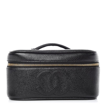 Chanel Caviar Vanity Cosmetic Case Black 1 of 4