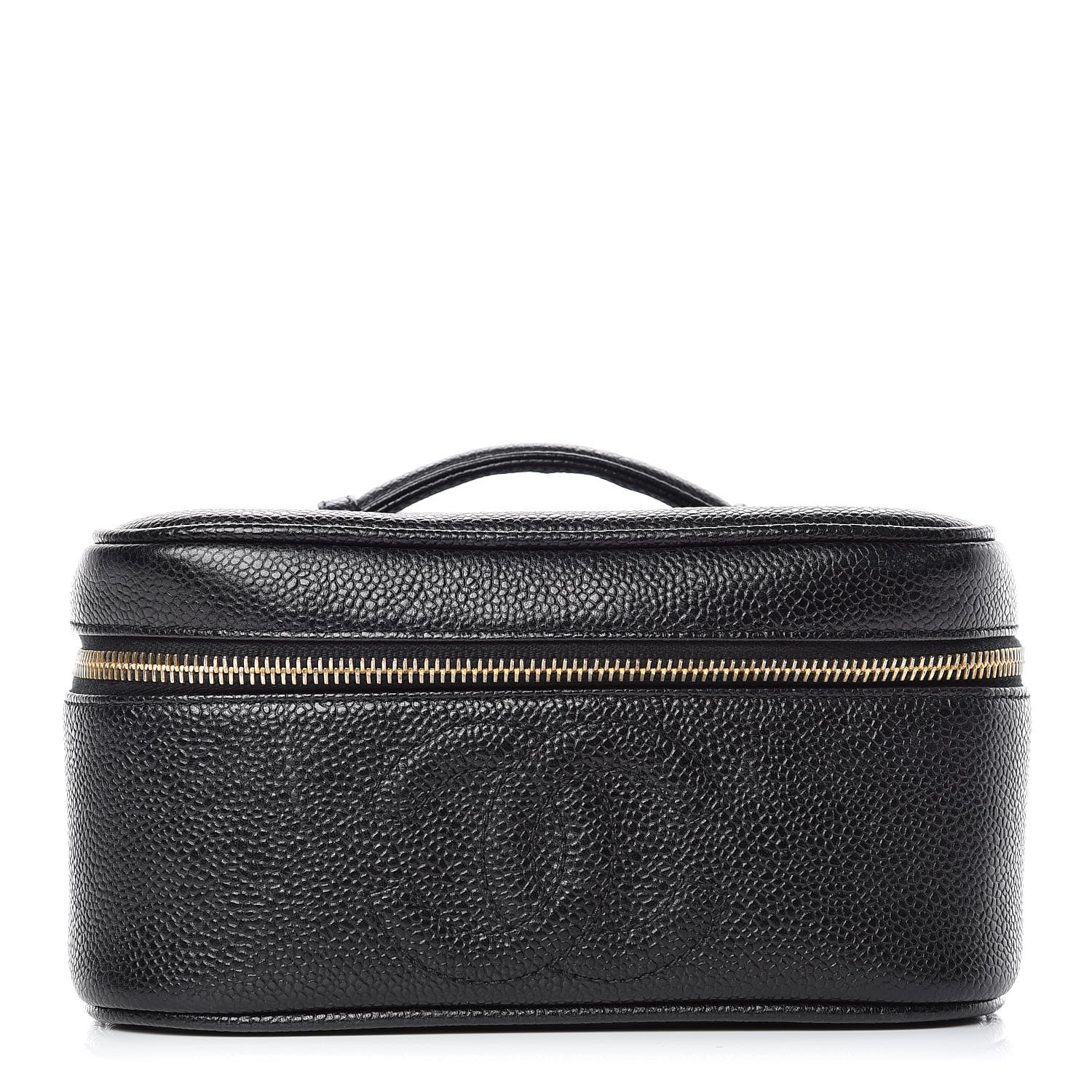 Chanel Caviar Vanity Cosmetic Case Black 1 of 9