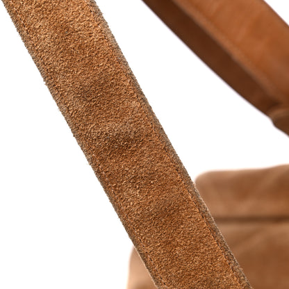 Chanel Suede CC Drawstring Backpack Brown 19 of 20