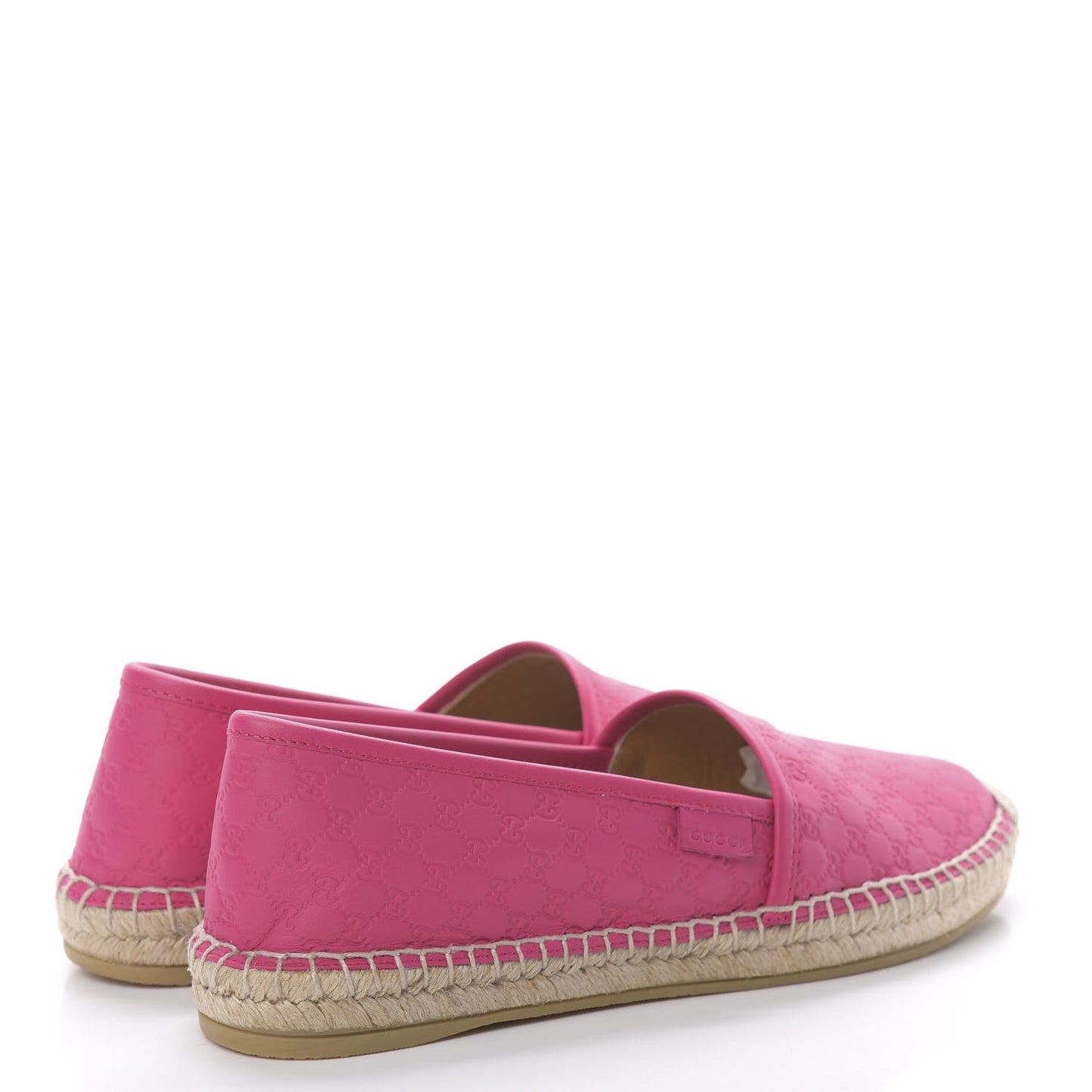 Microguccissima Signature Espadrilles 37.5 Box Pink
