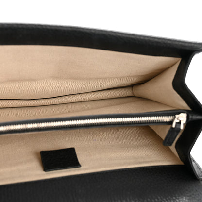 Gucci Pebbled Calfskin Small Dionysus Shoulder Bag Black 5 of 13