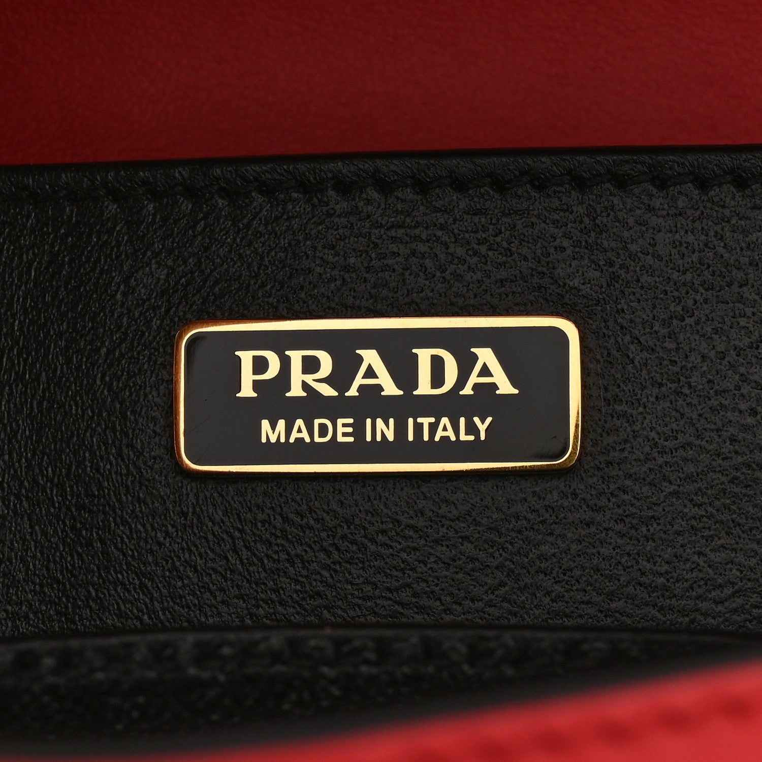 Prada City Calfskin Saffiano Cahier Hearts Bag Fuoco Black 6 of 17