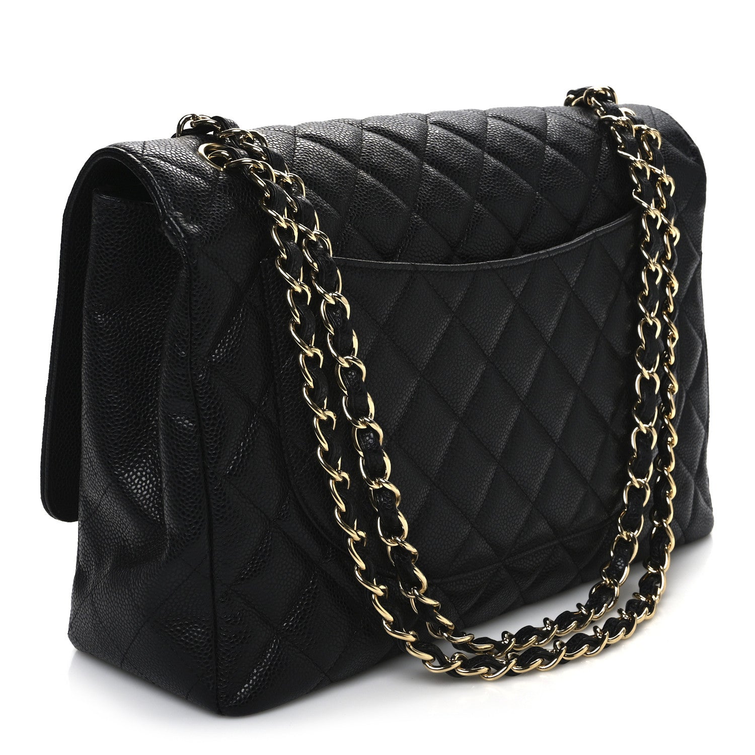 Chanel Caviar Maxi Single Flap Black 3 of 10