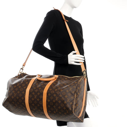 Louis Vuitton Monogram Keepall Bandouliere 55 3 of 8