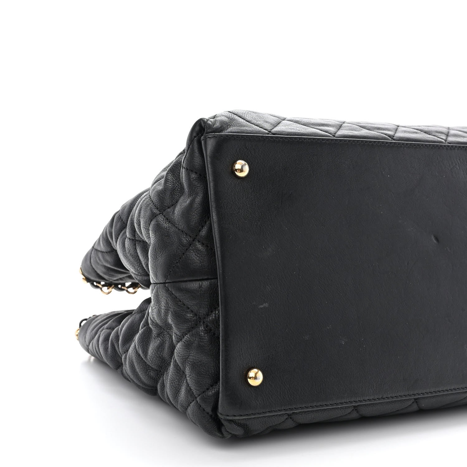 Chanel Calfskin Quilted Small Chain Me Tote Black 10 of 13