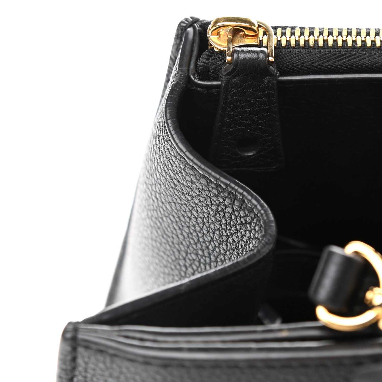 Louis Vuitton Calfskin City Steamer MM Black 12 of 16