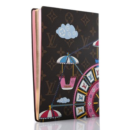 Louis Vuitton Monogram 2020 Christmas Animation Big Wheel Notebook MM Rose Ballerine 3 of 6